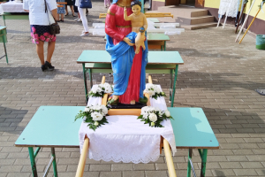 Mária-szobor vivők, Vaskút, 2023